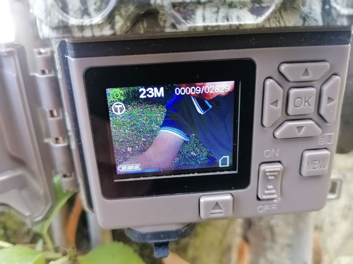 &Eacute;cran du bo&icirc;tier. 